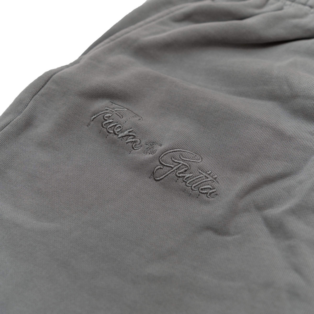 FTG raw edge acid washed shorts